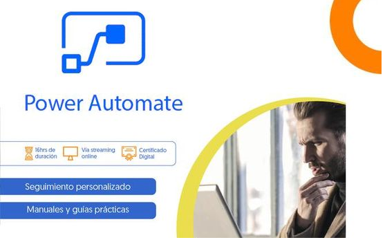 Curso Power automate Nivel Intermedio  Lunes – Miercoles  18:30 a 20:30 hrs 